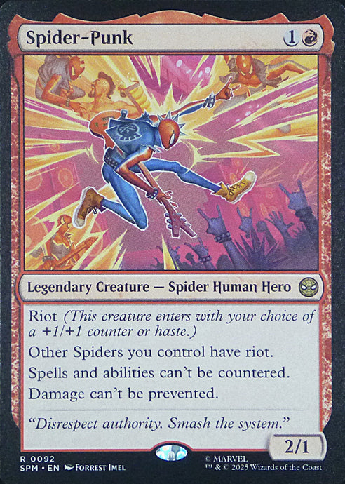 Magic the Gathering: Spider-Man

Spider-Punk SPM R0092