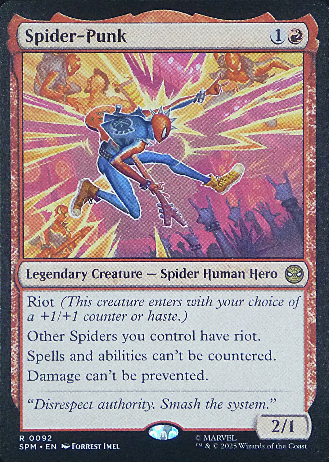 Magic the Gathering: Spider-Man

Spider-Punk SPM R0092