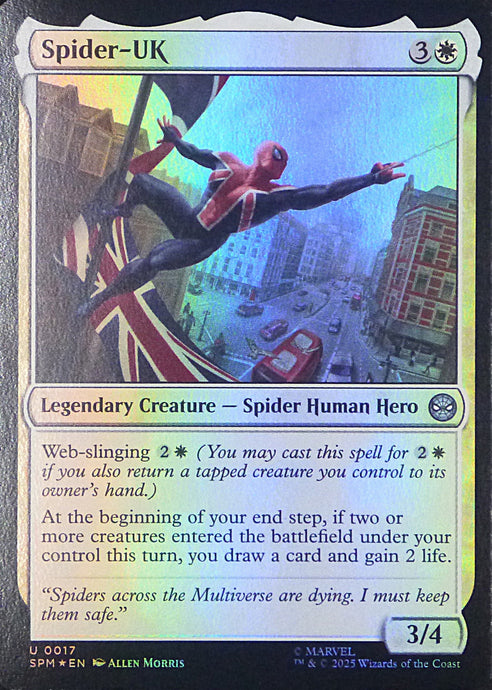 Magic the Gathering: Spider-Man

Spider-UK SPM U0017 - Foil
