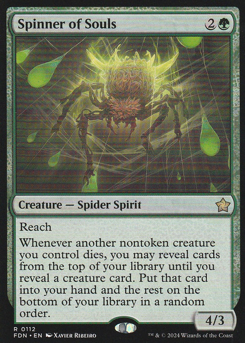 Magic the Gathering: Foundations Spinner of Souls FDN R0112 Non-Foil