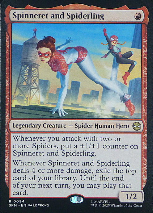 Magic the Gathering: Spider-Man

Spinneret and Spiderling SPM R0094