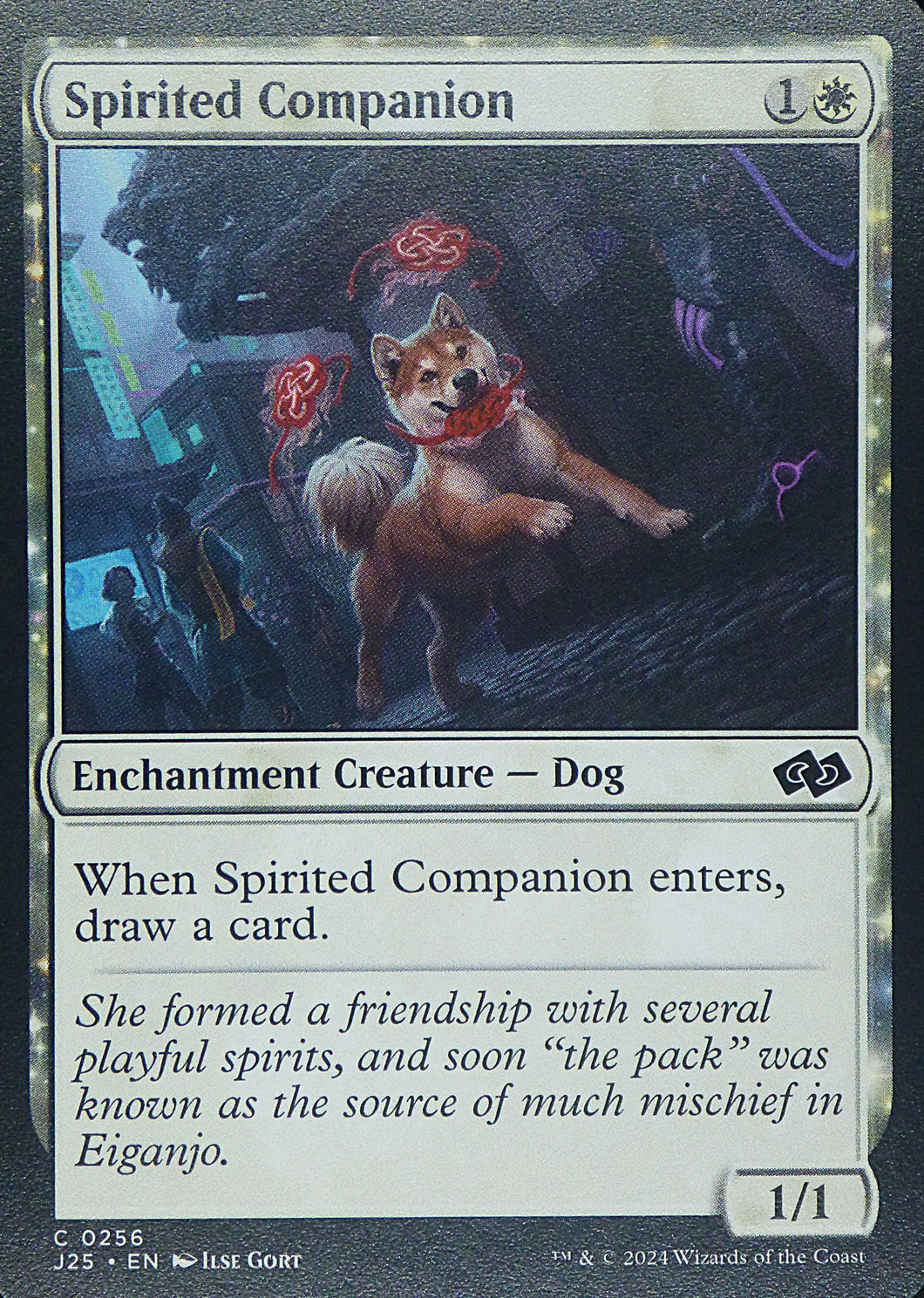 Magic the Gathering: Foundations Jumpstart

Spirited Companion J25 C0256