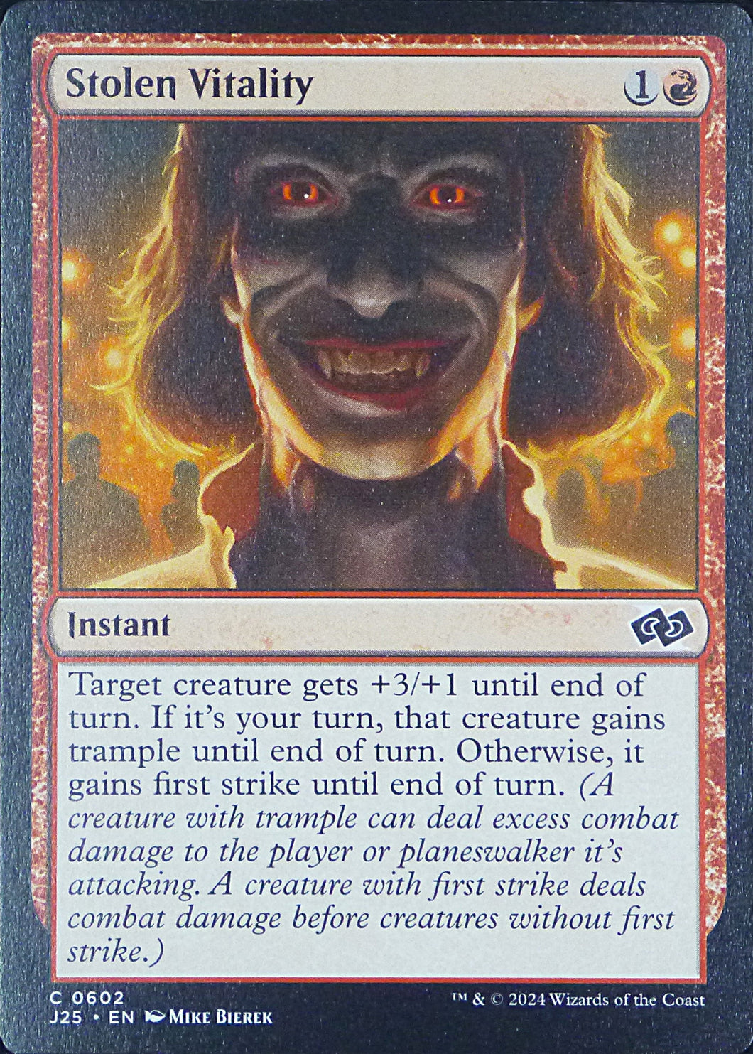 Magic the Gathering: Foundations Jumpstart

Stolen Vitality J25 C0602