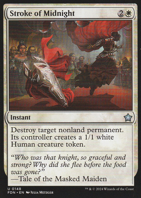 Magic the Gathering: Foundations Stroke of Midnight FDN U0148 Non-Foil