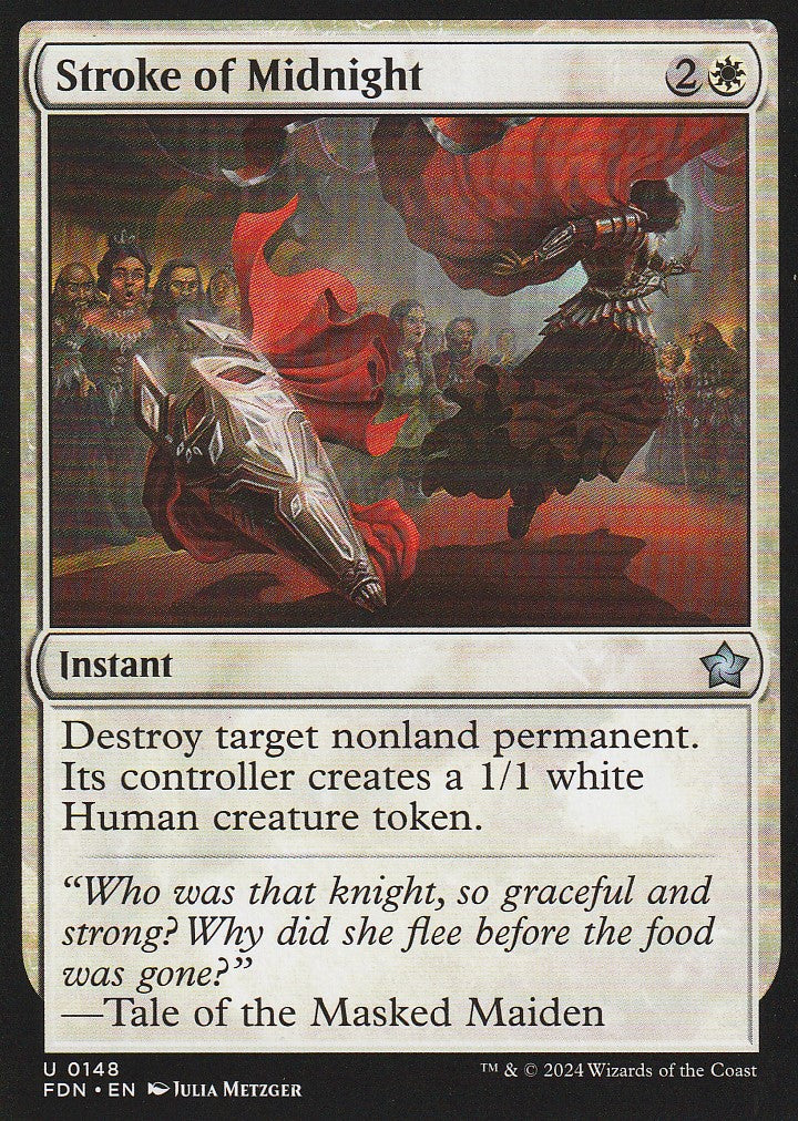 Magic the Gathering: Foundations Stroke of Midnight FDN U0148 Non-Foil