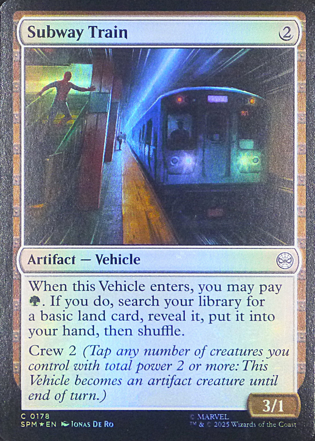Magic the Gathering: Spider-Man

Subway Train SPM C0178 - Foil