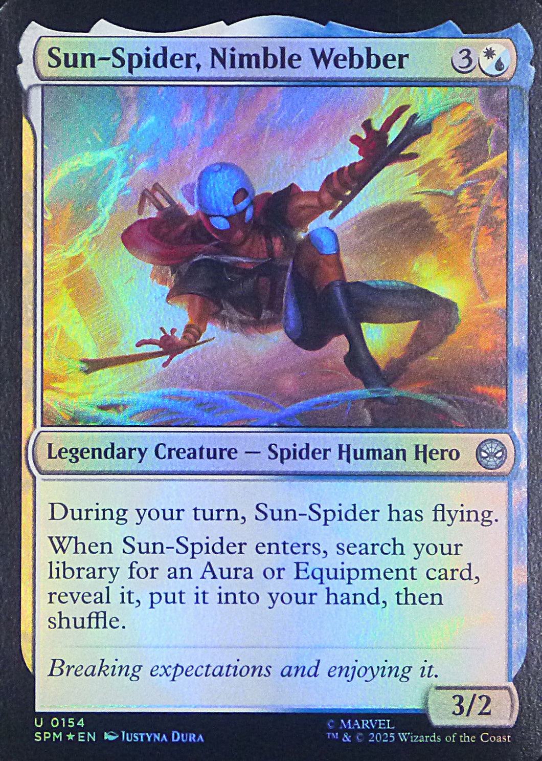 Magic the Gathering: Spider-Man

Sun-Spider, Nimble Webber SPM U0154 - Foil
