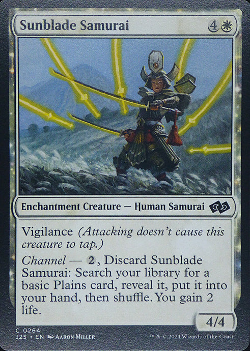 Magic the Gathering: Foundations Jumpstart

Sunblade Samurai J25 C0264
