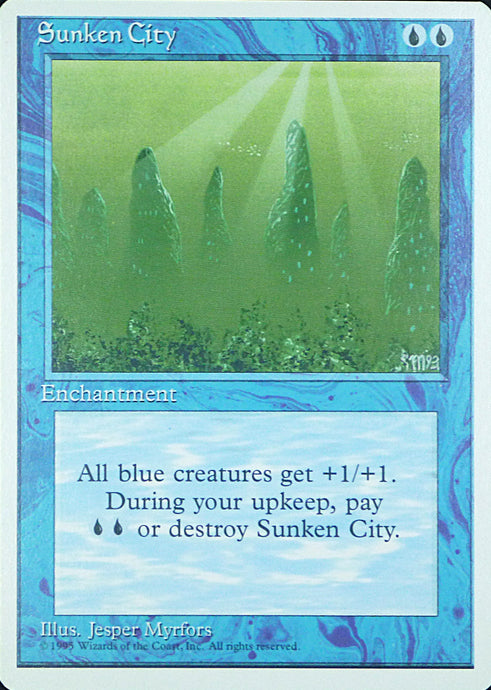 Magic the Gathering: Fourth Edition

Sunken City Fourth C0106