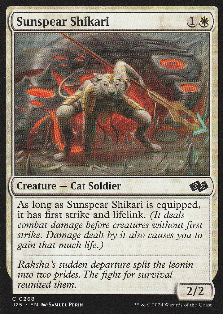 Magic the Gathering: Foundations Jumpstart Sunspear Shikari J25 C0268