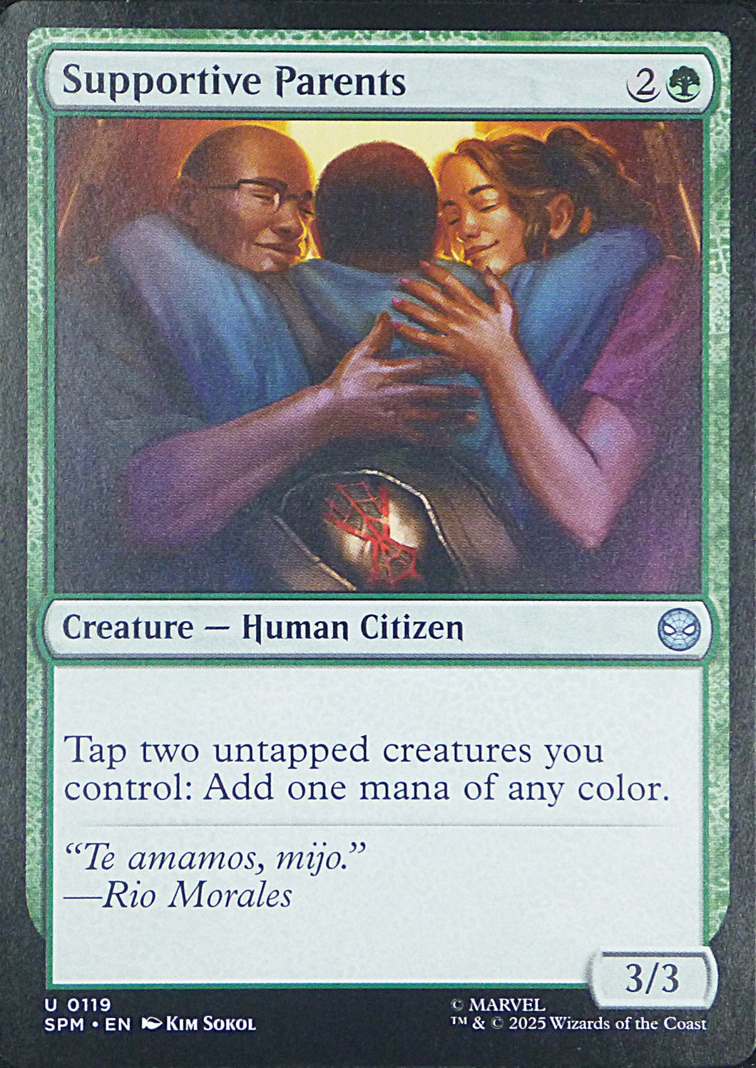 Magic the Gathering: Spider-Man

Supportive Parents SPM U0119