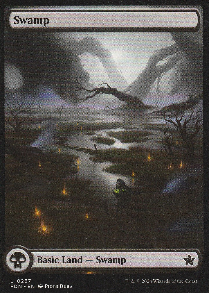 Magic the Gathering: Foundations Swamp FDN L0287 Non-Foil