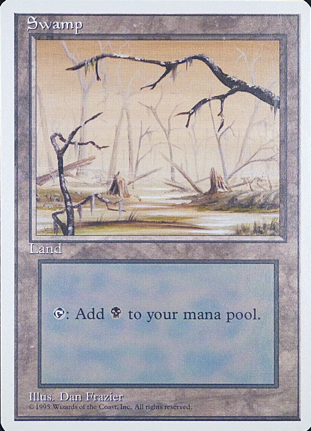 Magic the Gathering: Fourth Edition

Swamp Fourth C0371
