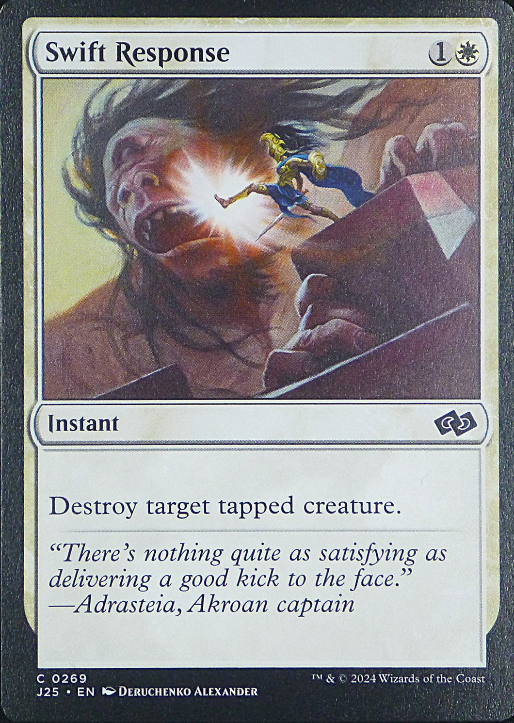 Magic the Gathering: Foundations Jumpstart

Swift Response J25 C0269