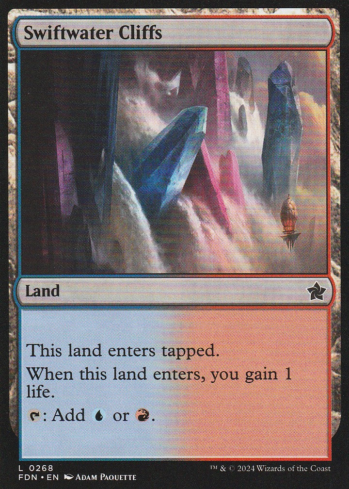Magic the Gathering: Foundations Swiftwater Cliffs FDN L0268 Non-Foil