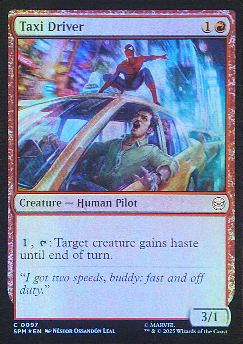 Magic the Gathering: Spider-Man

Taxi Driver SPM C0097 - Foil
