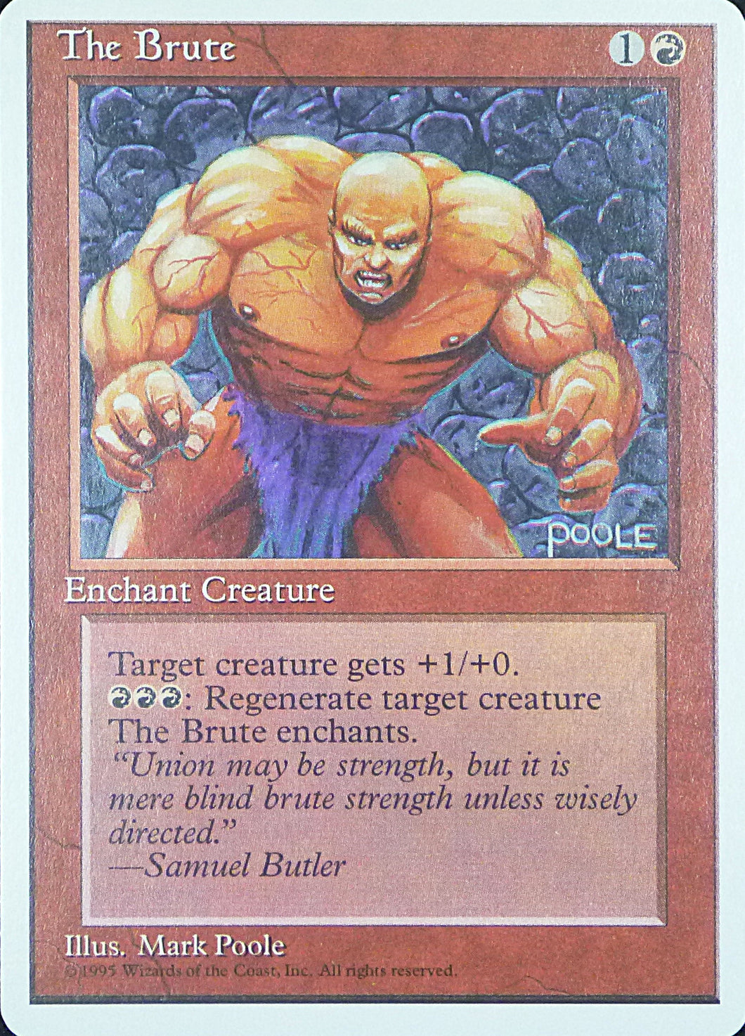 Magic the Gathering: Fourth Edition

The Brute Fourth C0226