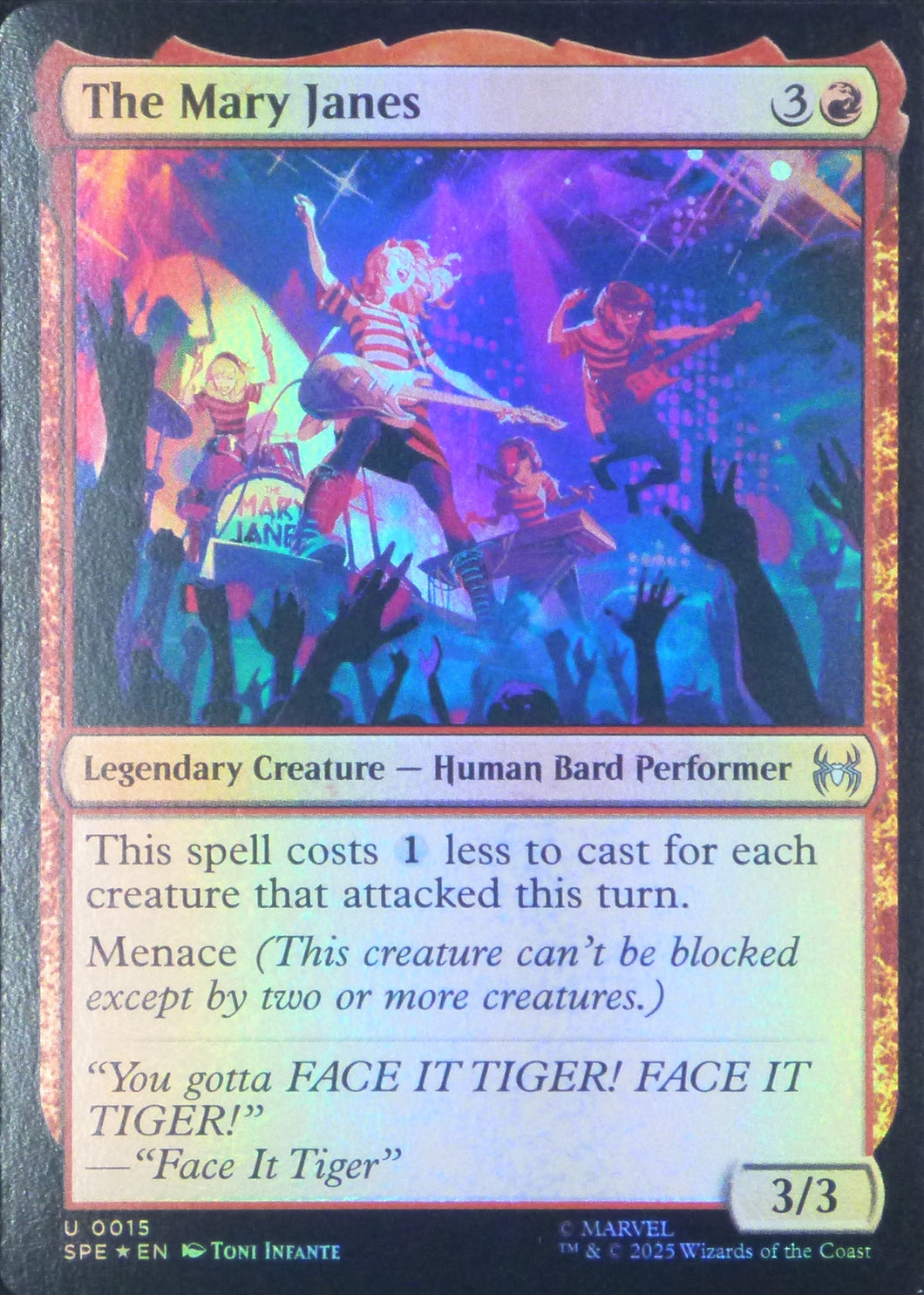 Magic the Gathering: Spider-Man

The Mary Janes SPE U0015 - Foil