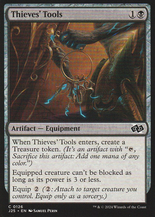Magic the Gathering: Foundations Jumpstart Thieves' Tools J25 C0126
