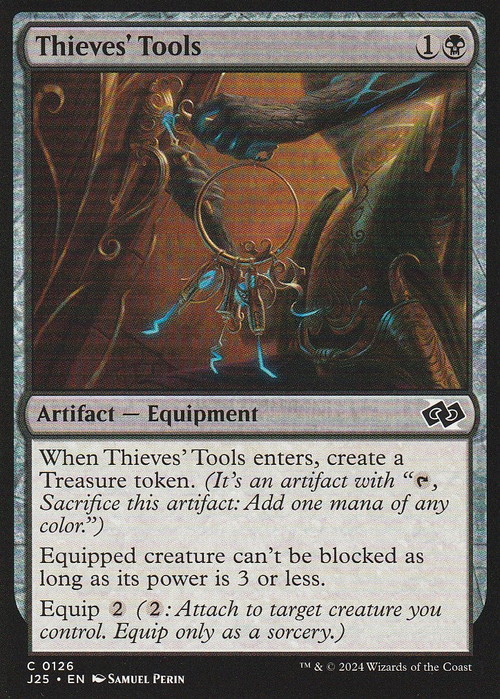 Magic the Gathering: Foundations Jumpstart Thieves' Tools J25 C0126