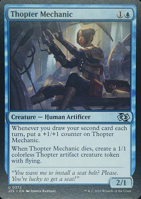 Magic the Gathering: Foundations Jumpstart

Thoper Mechanic J25 U0372