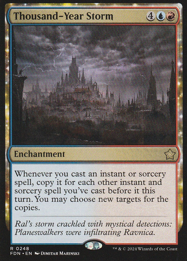 Magic the Gathering: Foundations Thousand-Year Storm FDN R0248 Non-Foil