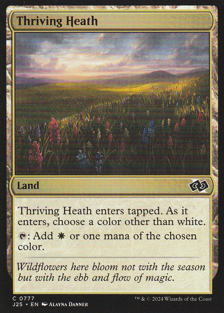 Magic the Gathering: Foundations Jumpstart Thriving Heath J25 C0777