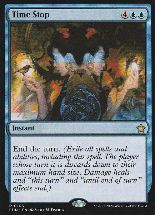 Magic the Gathering: Foundations Time Stop FDN R0166