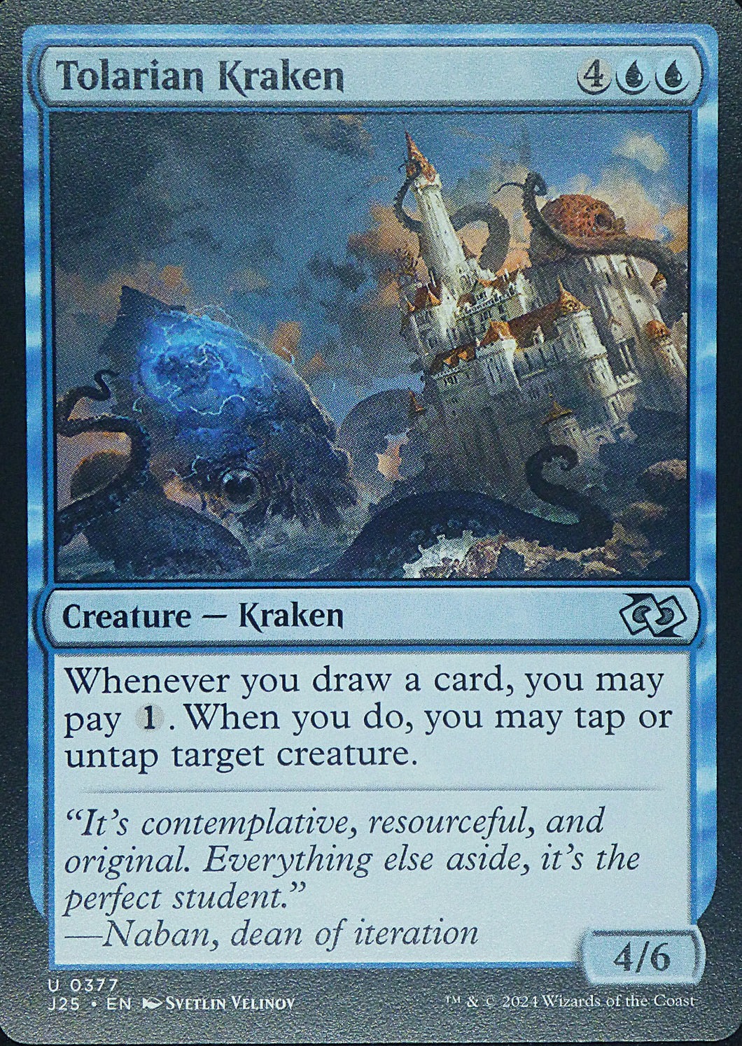 Magic the Gathering: Foundations Jumpstart

Tolarian Kraken J25 U0377