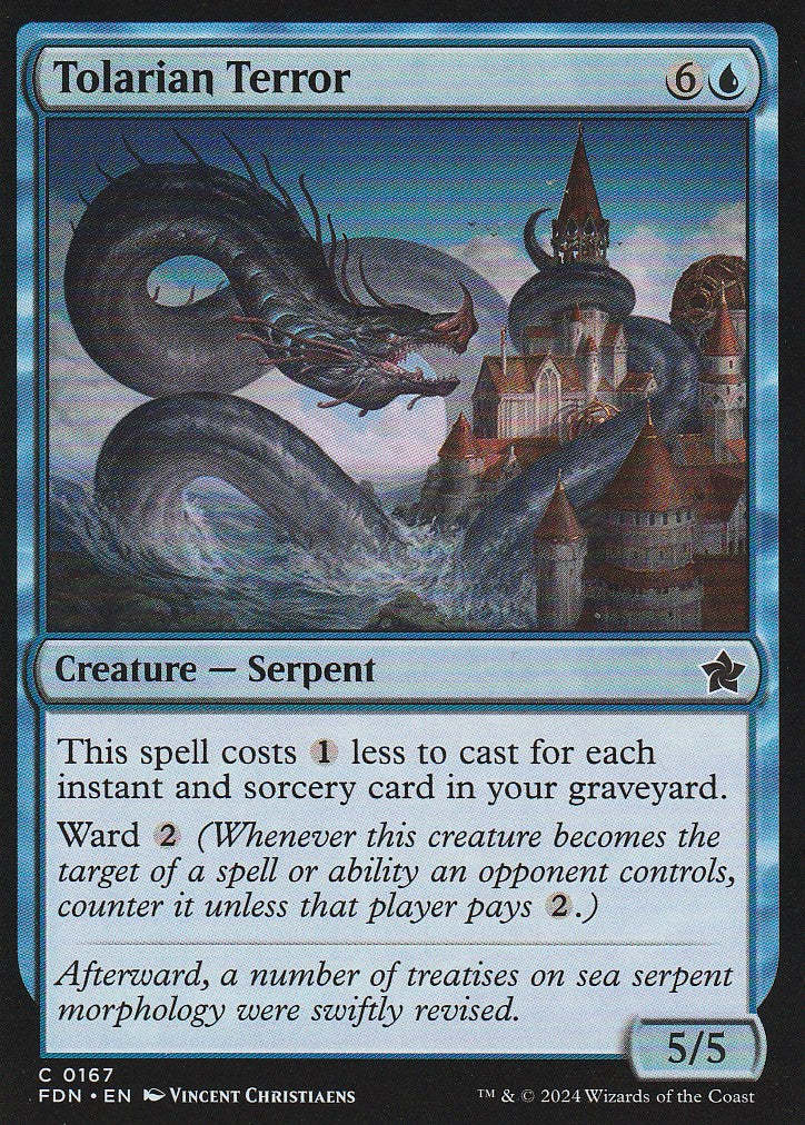 Magic the Gathering: Foundations Tolarian Terror FDN C0167 Non-Foil