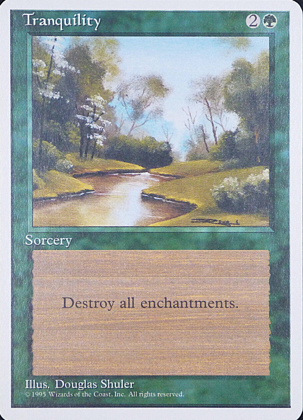 Magic the Gathering: Fourth Edition

Tranquility Fourth C0277