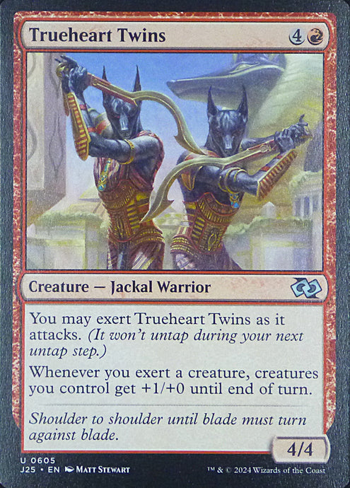 Magic the Gathering: Foundations Jumpstart

Trueheart Twins J25 U0605