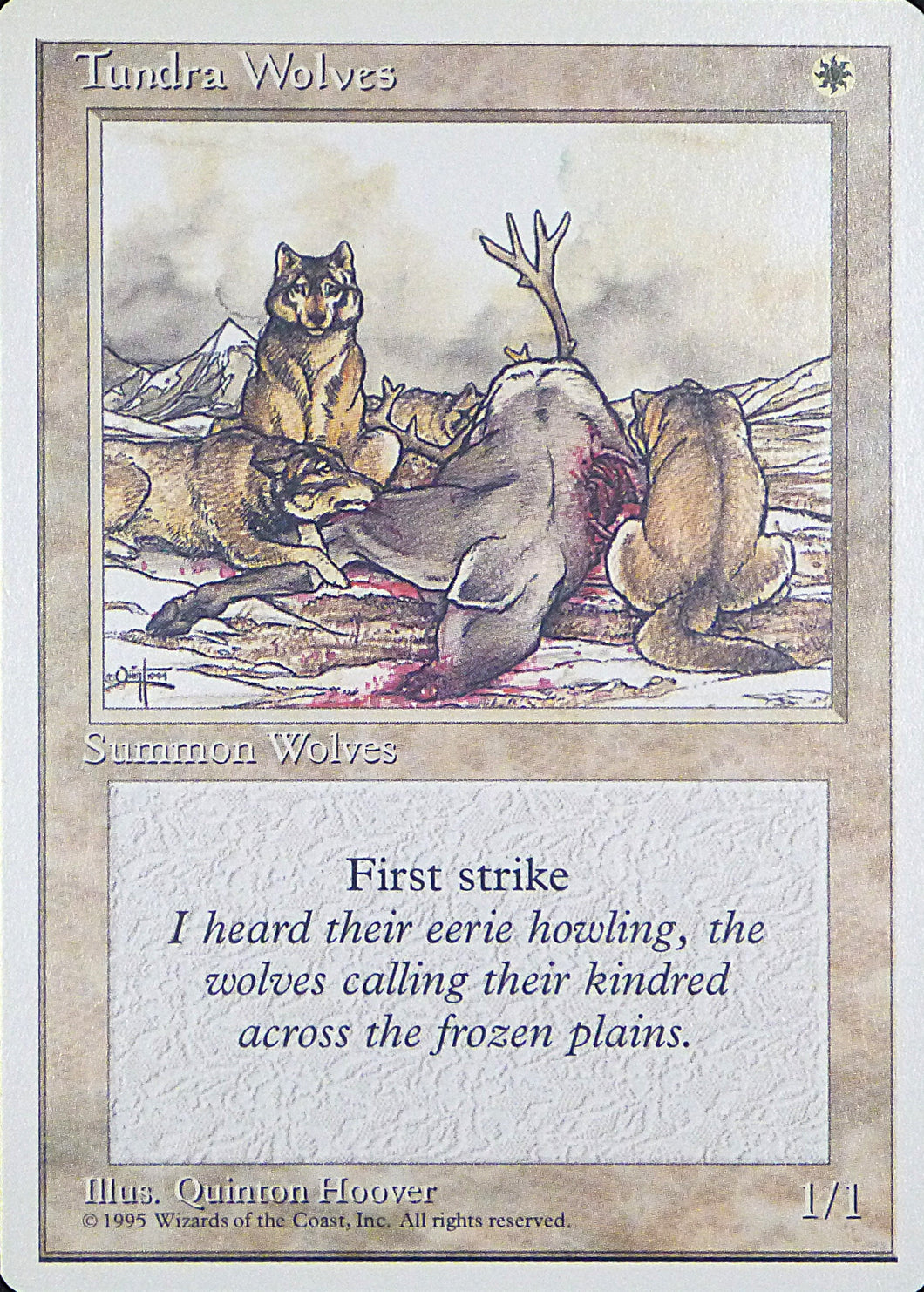 Magic the Gathering: Fourth Edition

Tundra Wolves Fourth C0053