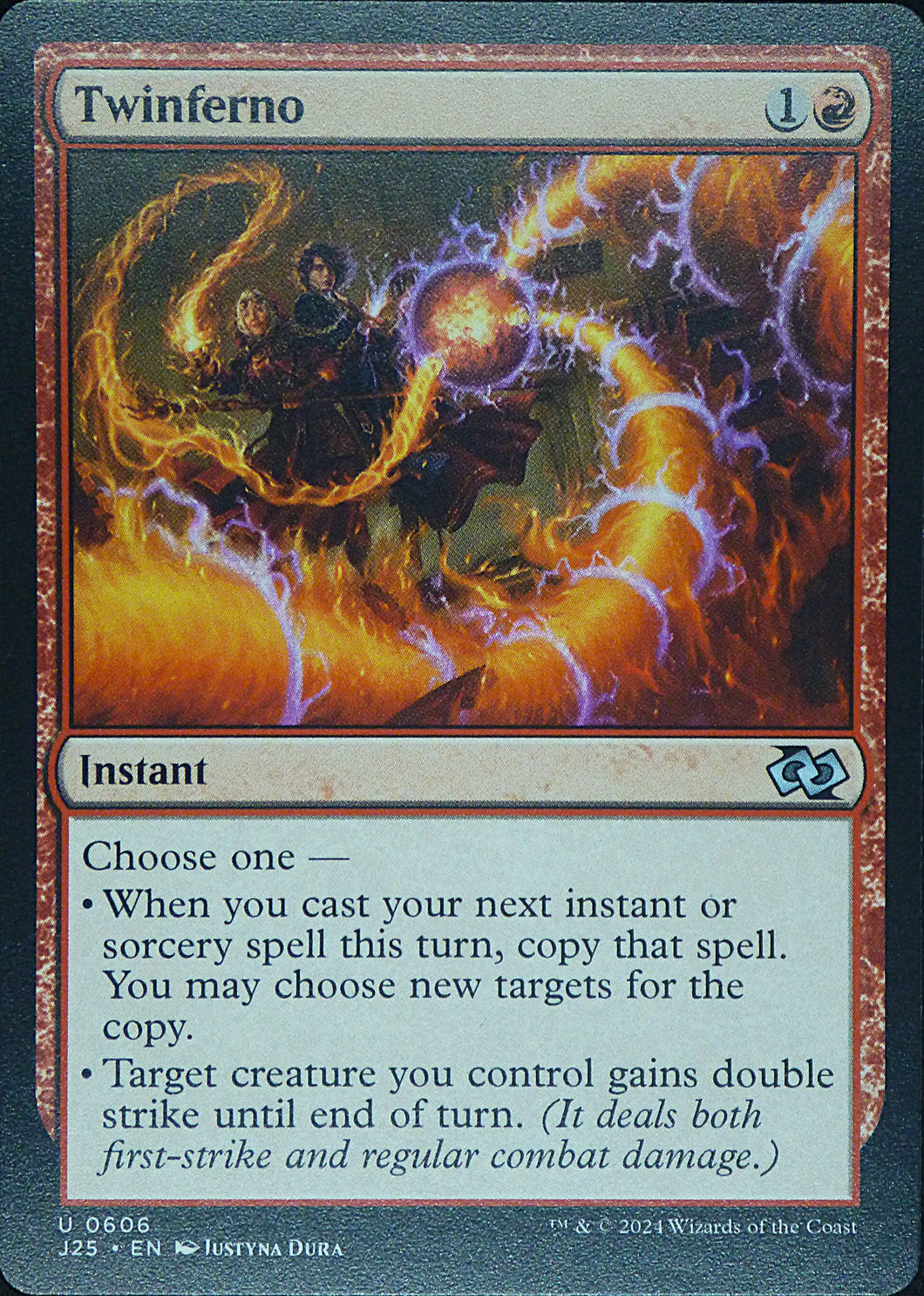 Magic the Gathering: Foundations Jumpstart

Twinferno J25 U0606