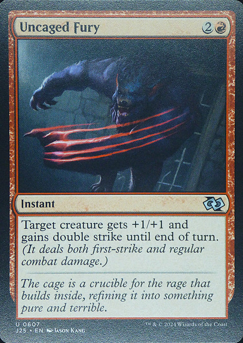 Magic the Gathering: Foundations Jumpstart

Uncaged Fury J25 U0607