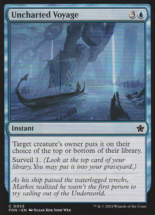 Magic the Gathering: Foundations Uncharted Voyage FDN C0053 Non-Foil