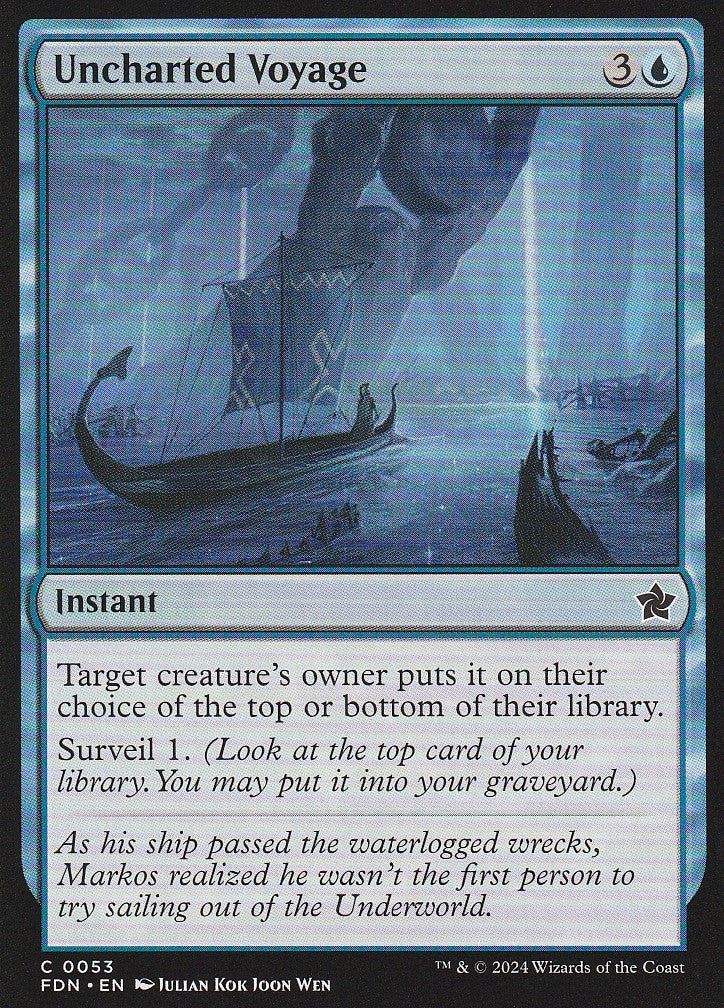 Magic the Gathering: Foundations Uncharted Voyage FDN C0053 Non-Foil