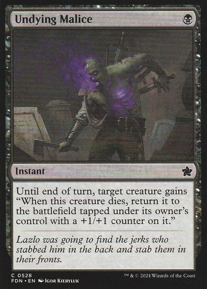 Magic the Gathering: Foundations Undying Malice FDN C0528 Non-Foil