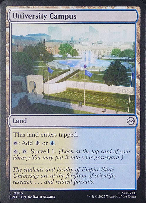 Magic the Gathering: Spider-Man

University Campus SPM L0186