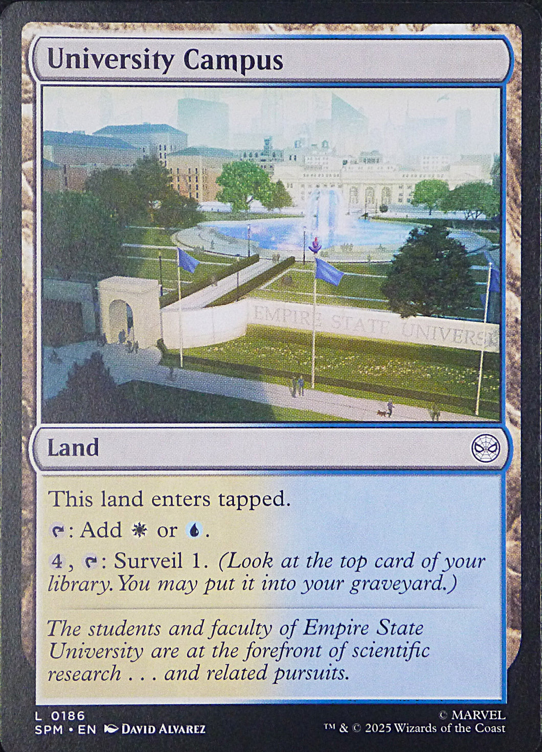Magic the Gathering: Spider-Man

University Campus SPM L0186