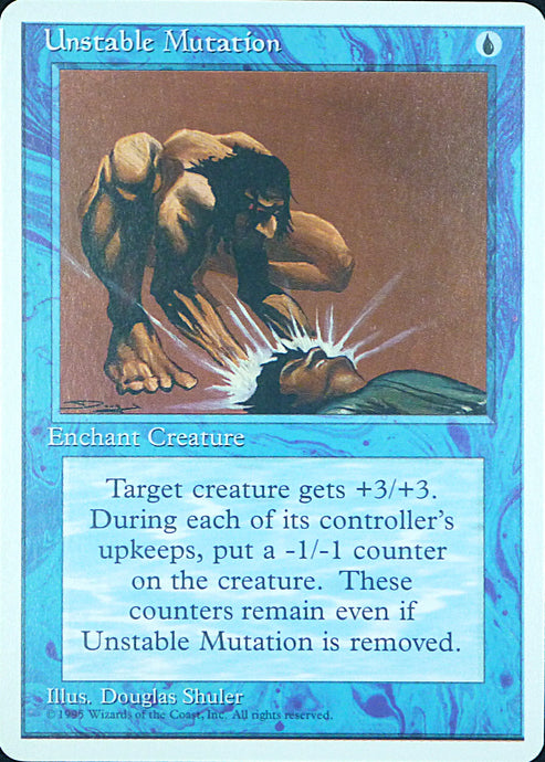 Magic the Gathering: Fourth Edition

Unstable Mutation Fourth C0110