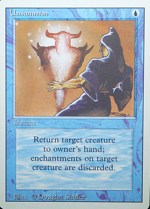 Magic the Gathering: Revised/3rd Edition
Unsummon - Revised - Common - 087