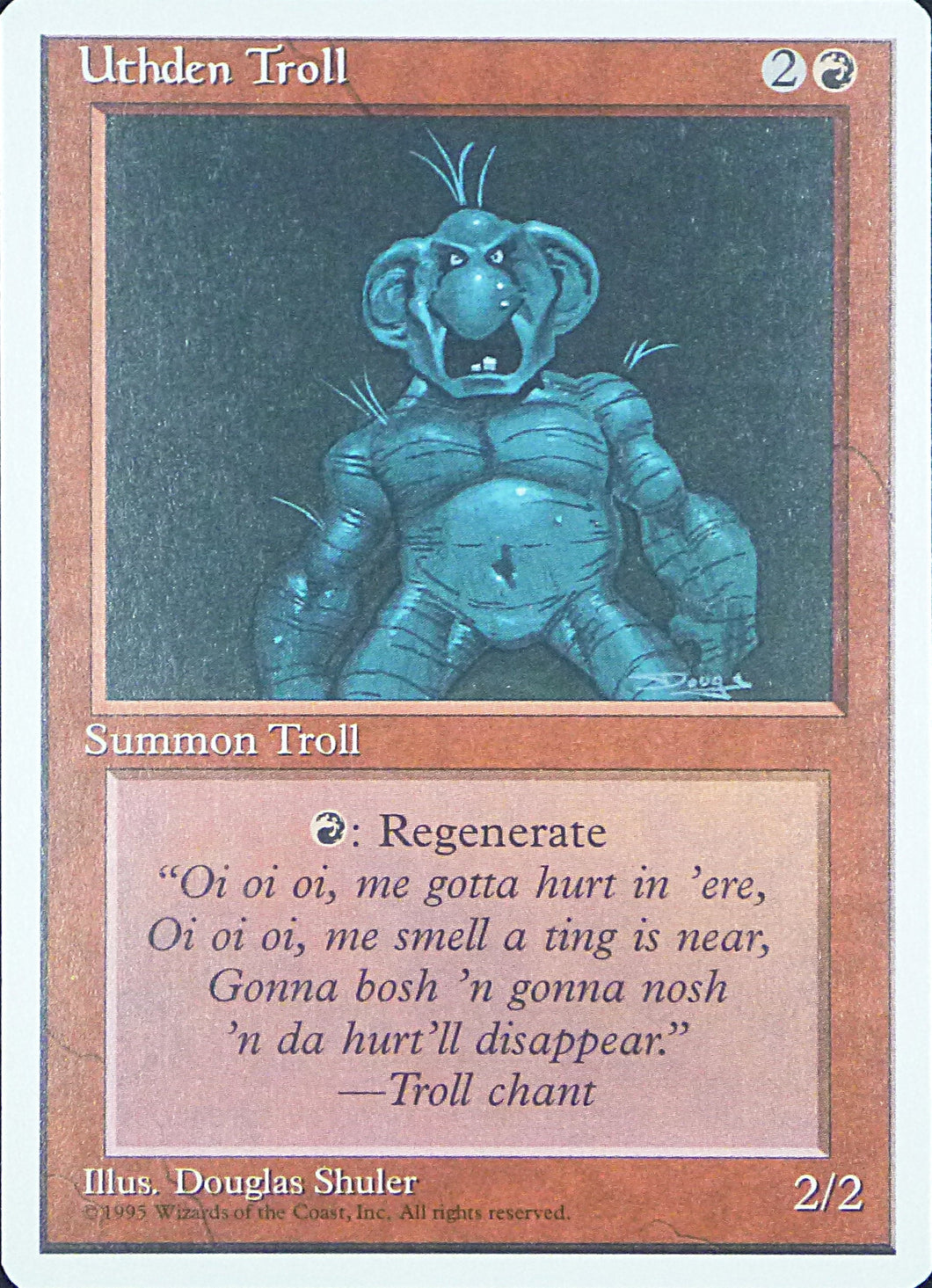 Magic the Gathering: Fourth Edition

Uthden Troll Fourth U0228