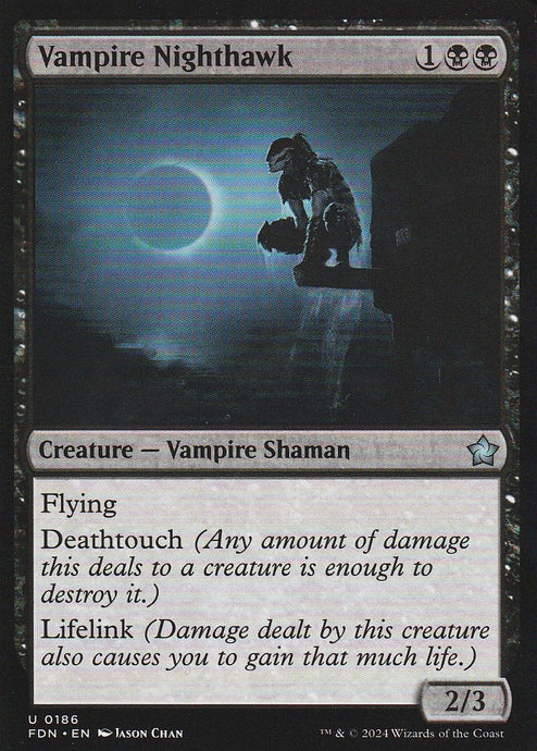 Magic the Gathering: Foundations Vampire Nighthawk FDN U0186 Non-Foil