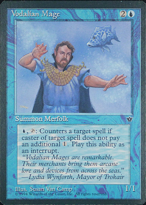 Magic the Gathering: Fallen Empires

Vodalian Mage Fallen Empires C0030a