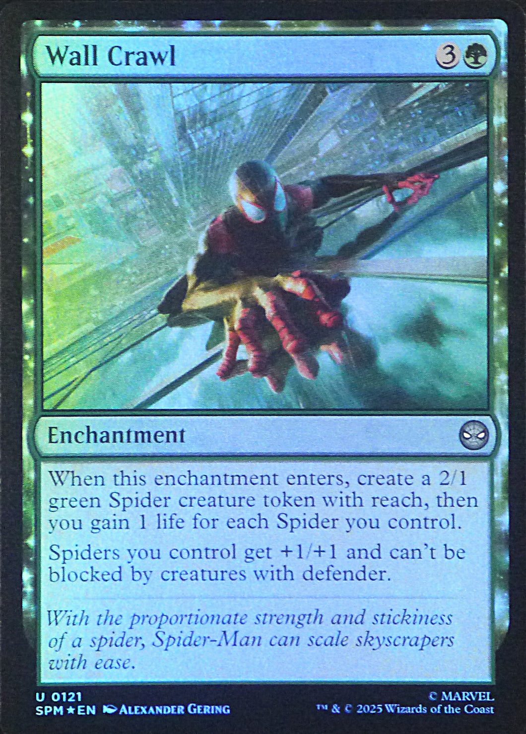 Magic the Gathering: Spider-Man

Wall Crawl SPM U0121 - Foil