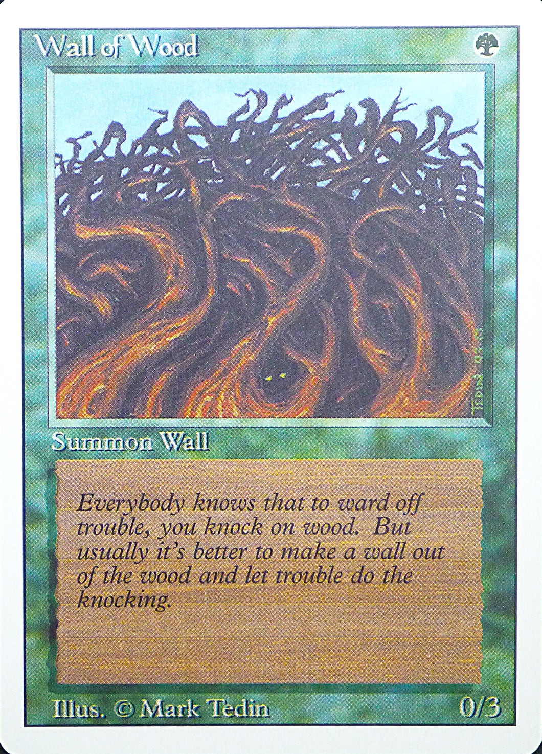 Magic the Gathering: Revised/3rd Edition
Wall of Wood - Revised - Common - 226
