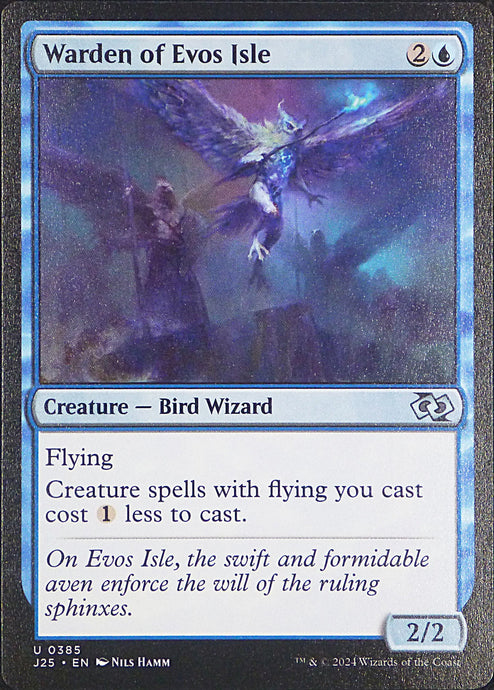 Magic the Gathering: Foundations Jumpstart

Warden of Evos Isle J25 U0385