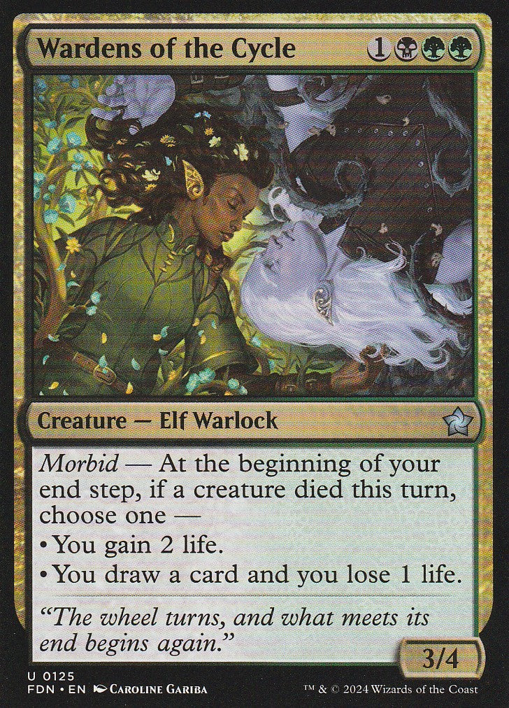 Magic the Gathering: Foundations Wardens of the Cycle FDN U0125 Non-Foil