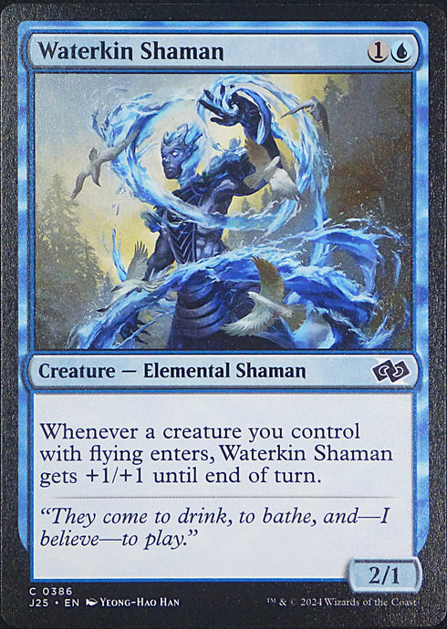 Magic the Gathering: Foundations Jumpstart

Waterkin Shaman J25 C0386